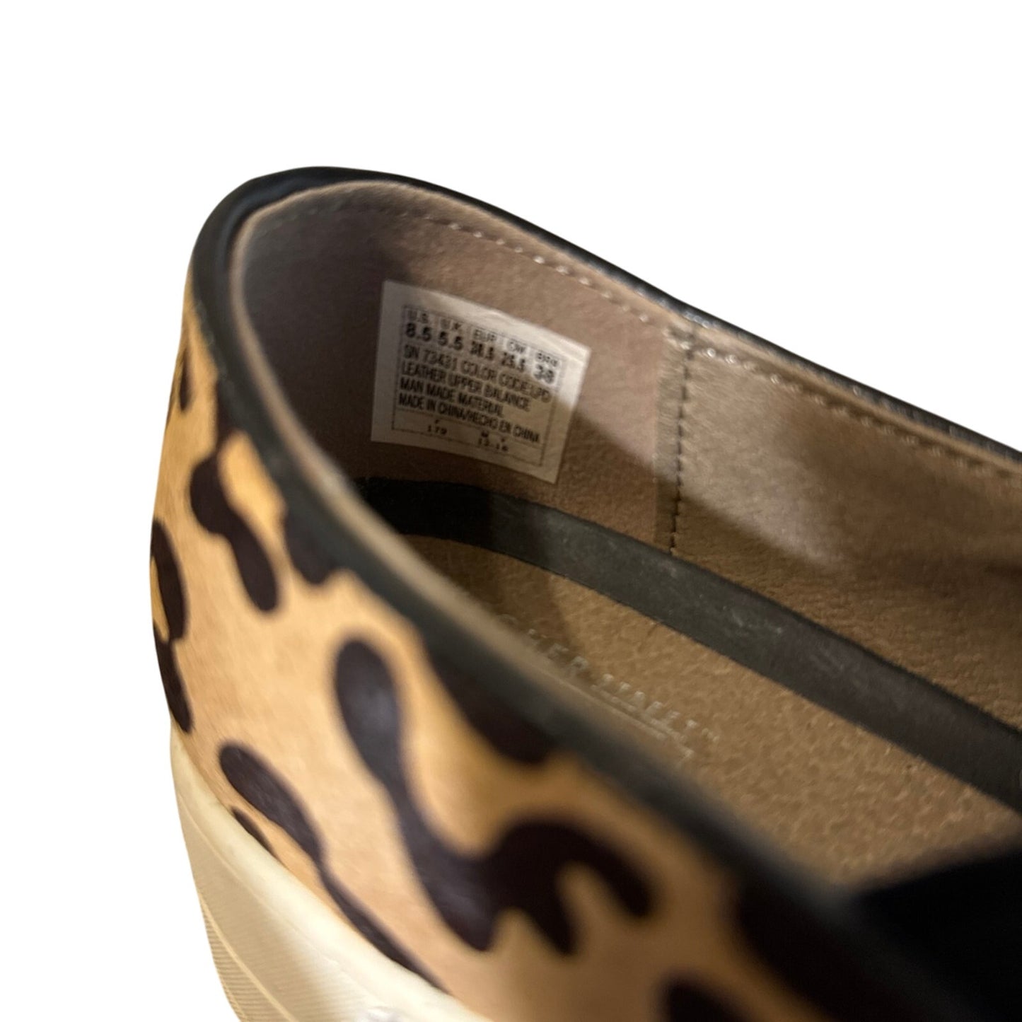 Leopard slip ins sketchers