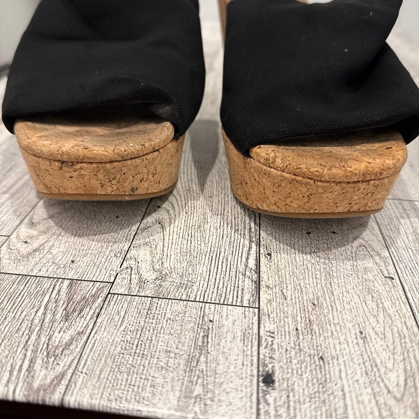 LUCKY Brand black Stretchy mule.