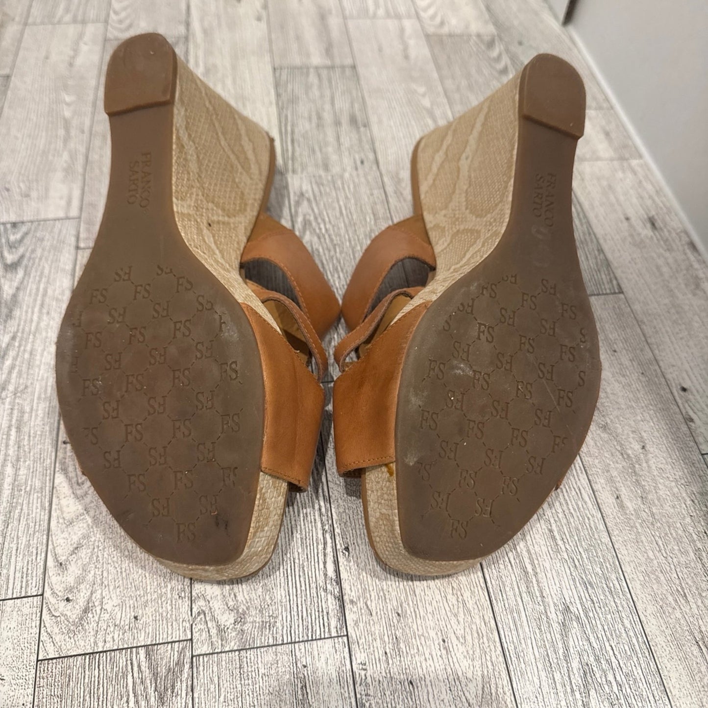 Franco Sarto light brown sandles