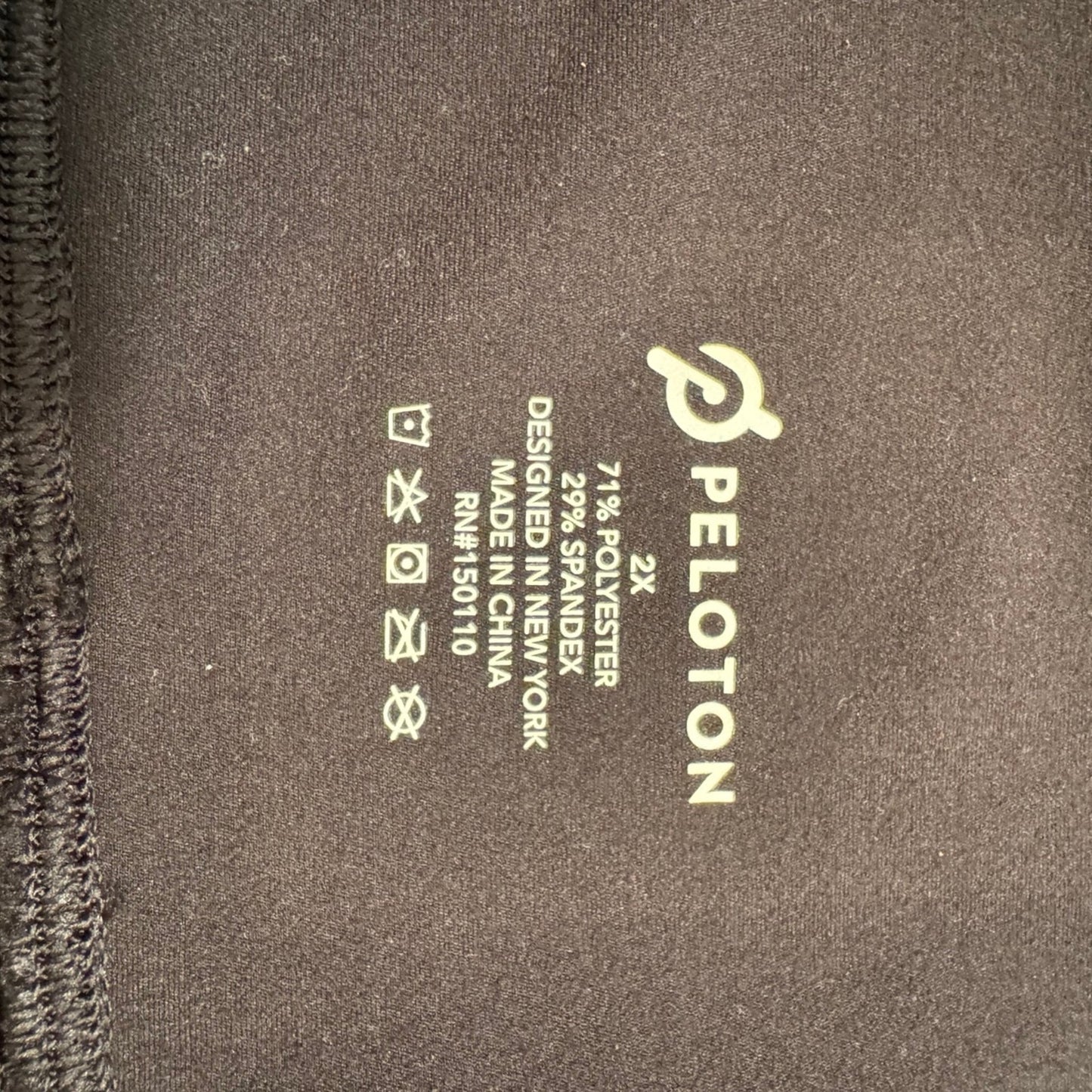 Peloton black legging 2x