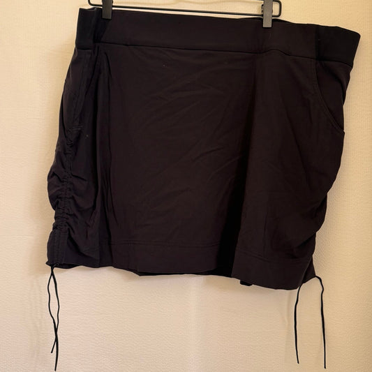 Columbia black skirt with cinch sides 2 #2