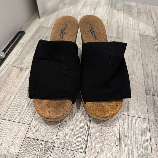 LUCKY Brand black Stretchy mule.